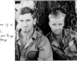 Two GIs of the 150th Airdrome Sq. & 15th CC Sq. of the 4th Combat Cargo Group, during WWII in the CBI.