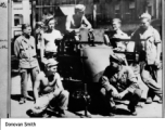 Machine guns fixed to a mount in the CBI during WWII.  Photo from Donovan Smith.