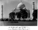 Taj Mahal during WWII.  Photo from J. E. Thomas.