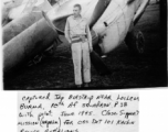 At a captured Japanese airstrip in Burma, a crashed 10th Air Force P-38, in June 1945. After a close support mission (napalm) for OSS Det 101 Kachin Ranger squadrons.  Photo from Thomas B. Leonard.