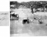 Chowringhee Road in Calcutta, from window of Grand Hotel. In 1945.