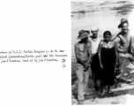Members of OSS Kachin Rangers. Left to right: Two British commanders, Kachin girl, and American Jim Fletcher.  Photo from Jim Fletcher.