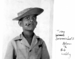 Tony Sommerhoff hams with a cigar for the camera in the CBI during WWII.  Photo form Bob Lichty.