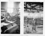 Textile factory, most likely in China. During WWII.