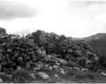 A small altar and figure in Yunnan province, China, during WWII.