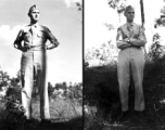 Roy S. Bierbauer, First Sergeant for the 491st Bomb Squadron at both Chakulia Air Base, India, and Yangkai Air Base, China. During WWII.