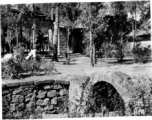 A village and stone bridge in Yunnan province, China, during WWII.  From the collection of Eugene T. Wozniak.