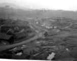 Buildings at an American airbase in China during WWII.