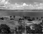 A view out over Dianchi Lake near Kunming, China, on a sunny day during WWII.