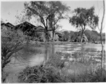 Village scene in China. Probably near Yangkai, 1945.