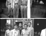 Men pose in front of a shop in Yunnan, China, during WWII.