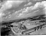 Bombing on Phu Lang Thuong railway bridge over the Thuong River at Bắc Giang City in French Indochina (Vietnam), during WWII. In northern Vietnam, and along a critical rail route used by the Japanese.  Coordinates:  21°16'32.69"N 106°11'9.28"E