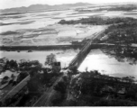 Bombing on Phu Lang Thuong railway bridge over the Thuong River at Bắc Giang City in French Indochina (Vietnam), during WWII. In northern Vietnam, and along a critical rail route used by the Japanese.  Coordinates:  21°16'32.69"N 106°11'9.28"E