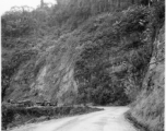 Road in Burma.  During WWII.  797th Engineer Forestry Company.