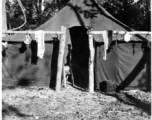 2005th Ordnance camp tent in Burma during WWII.