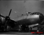 B-29 bomber "Miss-A-Sip" in China.