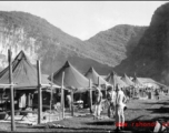 GI tent camp at Liuzhou during WWII.  Photos taken by Robert F. Riese in or around Liuzhou city, Guangxi province, China, in 1945.