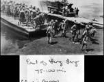 Chinese retreat about 75-100 miles each of Lingling in the fall of 1944, crossing a river by ferry.