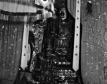 Inside a Buddhist temple in China. During WWII.