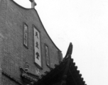 A Catholic church in southern China during WWII.