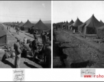 Housing area at an American base in the CBI.