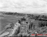 Old village wall in Yunnan province, China, during WWII.