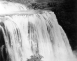 The Huangguoshu falls, near Anshun city, Guizhou province, China, during WWII.