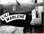 The B-24 "Lili Marlene" in the CBI during WWII.