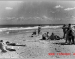 Recreation on a beach in India. In the CBI.  Photo submitted by Glenn S. Hensley, Kirkwood, MO.