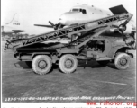 The first conveyor for loading planes arrives in the CBI, September 1945.