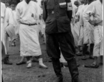 The war is over for this Japanese doctor and others at the Wuchang Hospital after the hostilities had ceased. Photo by Way. In the CBI.