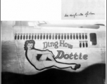 B-24 "Ding How Dottie" in the CBI during WWII. 308th Bombardment Group, 14th Air Force.