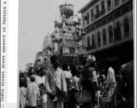 A religious procession in Karachi, India, during WWII.