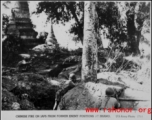 Chinese troops fire on Japanese positions at Bhamo, Burma.