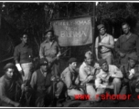 GIs in Burma in "Merry Christmas From Burma" posed photo from WWII.