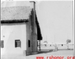 A building at an Allied base in India during WWII.