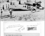 Work on runway at large US base in India during WWII.  Photo from Hugh A. Crumpler.