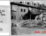 China theater HQ building in Chongqing during WWII.  Photo from Harold L. Block.