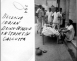 Part of a funeral in Calcutta during WWII.