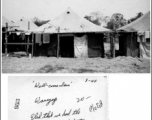 Tent homes for GIs at Warazup, Burma, 1944. "Glad we had the British tents."  Photo from Ted Dorcher.