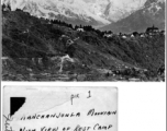 Kanchanjunga Mountain with view of Rest Camp, Darjeeling India.  Photo from Edward Sutton.