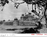 A fortress in India during WWII.  Photo from Robert D. Lichty.