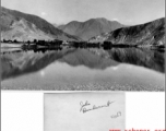 Manasbal Lake, India, during WWII.  Photo from John Bondurant.