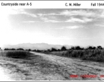 Countryside near A-5 base in Sichuan, during WWII, fall of 1944.  Photo from C. M. Miller.