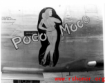 B-24 'Poco Moco' nose art.