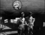 Elmer, Pete, Rex in B-25 of Ringer Squadron at Yangkai, 1944.