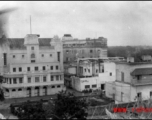 From inside Grand Hotel toward Firpo's, Calcutta June 1943. 