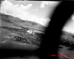 B-25 Mitchell bombers doing battle with Japanese ground forces, flying over Tengchung (Tengchong), near the China-Burma border in far SW China.