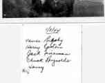 Vance Rigsby  Harry Epstein  Jack Fineman  Chuck Reynolds  Harry  In Champaign, Illinois, January 8, 1944.