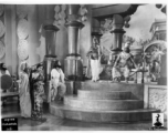 Purchased image with scene from the Indian movie "Shakuntala."  Scenes in India witnessed by American GIs during WWII. For many Americans of that era, with their limited experience traveling, the everyday sights and sounds overseas were new, intriguing, and photo worthy.